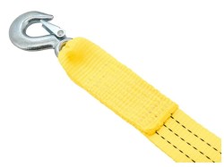 (obrázek pro) Lano tažné ploché 3000kg s karabinami COMPASS