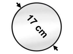 (obrázek pro) Zrcátko dětské na zadní sedadlo 17cm COMPASS