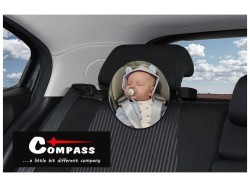 (obrázek pro) Zrcátko dětské na zadní sedadlo 17cm COMPASS