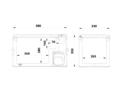 (obrázek pro) Chladící box SILVER FROST kompresor 25l 230/24/12V -20°C ALPICOOL