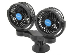 (obrázek pro) Ventilátor Duo 2 x 108 mm 12 V na přísavku MITCHELL