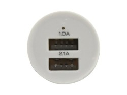 (obrázek pro) Zástrčka 2xUSB 5V/2100mA 12/24V COMPASS