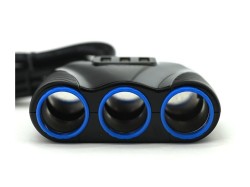 (obrázek pro) Roztrojka automobilového zapalovače 12/24V a 3x USB konektor COMPASS