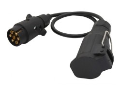 (obrázek pro) Kabel redukční 0,6m 7pólů zástrčka - 13pólů zásuvka COMPASS