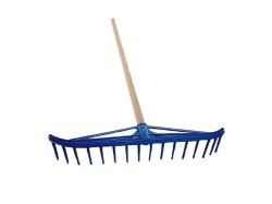 (obrázek pro) Hrábě plastové 16 zubů/55cm, násada 1.5m