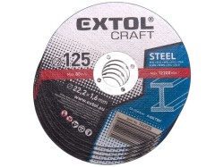 (obrázek pro) Kotouče řezné na kov, 5ks, 125x1,6x22,2mm, EXTOL CRAFT