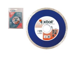 (obrázek pro) Kotouč diamantový řezný celoobvodový, 230x22,2mm, mokré řezání, EXTOL PREMIUM