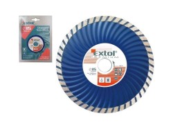 (obrázek pro) Kotouč diamantový řezný turbo, 150x22,2mm, EXTOL PREMIUM