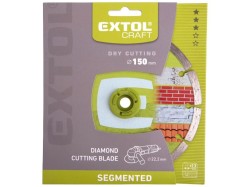 (obrázek pro) Kotouč diamantový řezný segmentový, 150x22,2mm, suché řezání, EXTOL CRAFT
