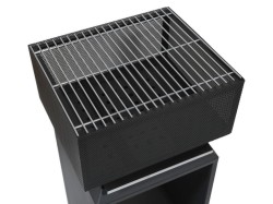 (obrázek pro) Ohniště CUBE s mřížkou 74cm CATTARA