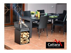 (obrázek pro) Ohniště CUBE s mřížkou 74cm CATTARA