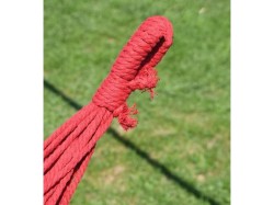 (obrázek pro) Houpací síť TEXTIL 200x100cm červeno-žlutá CATTARA