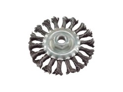 (obrázek pro) Kartáč radiální copánkový, O 100mm, vlnitý drát S 0,5mm, M14x2mm, EXTOL CRAFT