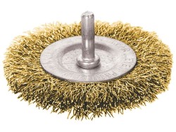 (obrázek pro) Kartáč okružní, O 75mm, vlnitý drát S 0,3mm, stopka 6mm, EXTOL CRAFT