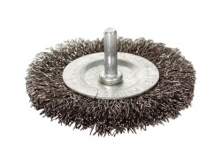 (obrázek pro) Kartáč okružní, O 75mm, vlnitý drát S 0,3mm, stopka 6mm, EXTOL CRAFT