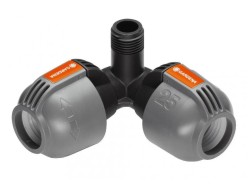 (obrázek pro) GARDENA L-kus 25 mm x vnější závit 1/2″, rohová přípojka zadešťovače 2782-20