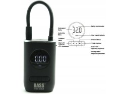 (obrázek pro) Aku mini kompresor 7,4V s LED svítilnou BASS