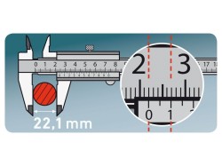 (obrázek pro) Měřítko posuvné kovové, 0-200mm, rozlišení 0,05mm, EXTOL CRAFT