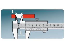 (obrázek pro) Měřítko posuvné kovové, 0-200mm, rozlišení 0,05mm, EXTOL CRAFT