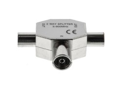 (obrázek pro) SAV 125-000 Anténní rozbočovač TV 1F-2M nikl P SENCOR