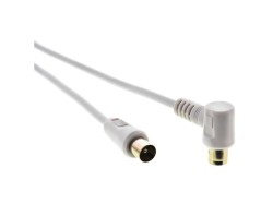 (obrázek pro) Anténní koaxiální kabel 1,5m M-F90° SAV 169-015W SENCOR