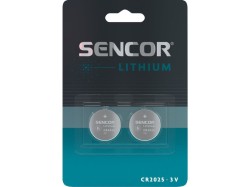 (obrázek pro) Lithiová baterie SBA CR2025 2BP SENCOR