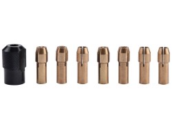 (obrázek pro) Kleštiny, sada 8ks, pr.1-1,6-2-2,3-3-2x3,2mm, hlavice M8x0,75 EXTOL CRAFT