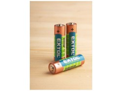 (obrázek pro) Baterie alkalické EXTOL ENERGY ULTRA +, 4ks, 1,5V AAA (LR03), EXTOL ENERGY