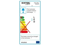 (obrázek pro) Reflektor LED nabíjecí s podstavcem, 1400lm EXTOL LIGHT