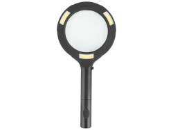 (obrázek pro) Lupa se světlem 80lm, 3x zvětšení, 3x0,5W COB LED EXTOL LIGHT