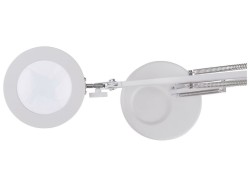 (obrázek pro) Lampa stolní s lupou, bílá, USB napájení, 2400lm, 3 barvy světla, 5x zvětšení EXTOL LIGHT