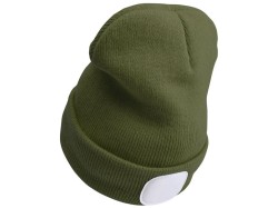 (obrázek pro) Čepice s čelovkou, nabíjecí, USB, zelená, univerzální velikost EXTOL LIGHT