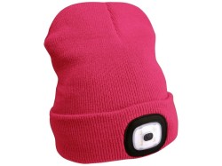 Čepice s čelovkou, nabíjecí, USB, růžová, univerzální velikost EXTOL LIGHT (obrázek pro) Čepice s čelovkou, nabíjecí, USB, růžová, univerzální velikost EXTOL LIGHT