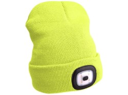 Čepice s čelovkou 45lm, nabíjecí, USB, fluorescentní žlutá, univerzální velikost EXTOL LIGHT (obrázek pro) Čepice s čelovkou 45lm, nabíjecí, USB, fluorescentní žlutá, univerzální velikost EXTOL LIGHT