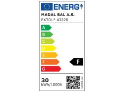 (obrázek pro) Reflektor LED, 3200lm, Economy EXTOL LIGHT