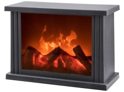 (obrázek pro) Krb s plápolajícím ohněm 28x12x20cm LED EXTOL LIGHT