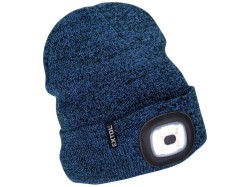 (obrázek pro) Čepice s čelovkou 4 x 45 lm USB nabíjení modrá/černá EXTOL LIGHT