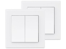 (obrázek pro) Vypínač/ovladač, dvojitý, 2ks, 2 jednotlivé/skupinové kanály EXTOL LIGHT