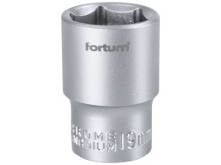 (obrázek pro) Klíč nástrčný, 1/2', 19,0mm, L 38mm, 61CrV5, FORTUM