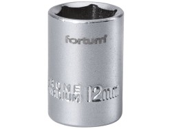 Klíč nástrčný, 1/4', 12,0mm, L 25mm, 61CrV5, FORTUM