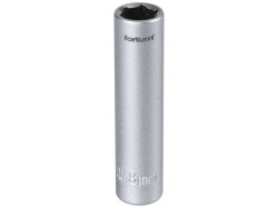 (obrázek pro) Klíč nástrčný prodloužený, 1/4', 8mm, L 50mm, 61CrV5, FORTUM
