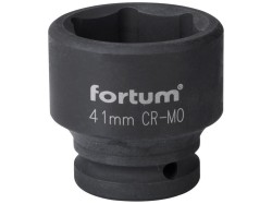 (obrázek pro) Klíč nástrčný rázový, 3/4“, 41mm, L 57mm, CrMoV, FORTUM