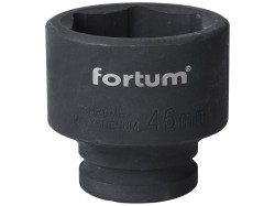(obrázek pro) Klíč nástrčný rázový, 3/4“, 46mm, L 62mm, CrMoV, FORTUM
