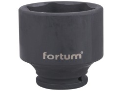 (obrázek pro) Klíč nástrčný rázový, 3/4“, 70mm, L 90mm, CrMoV, FORTUM