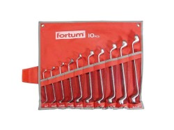 (obrázek pro) Klíče očkové, sada 10ks, 6-27mm, 61CrV5, FORTUM
