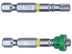 (obrázek pro) Hroty sada 2ks TORX s magnetickým kloboučkem, T 30x50mm, S2 FORTUM