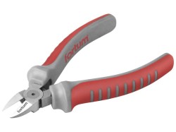 (obrázek pro) Kleště štípací boční pro elektroniku, 100mm, 61CrV5, FORTUM