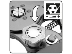 (obrázek pro) Kleště lisovací/krimpovací na dutinkové konektory šestihran, 0,08-10mm² FORTUM