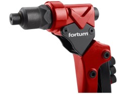 (obrázek pro) Kleště nýtovací s otočnou hlavou COMBO, pro nýt. matice M3-M6 a trhací nýty 2.4-4.8mm FORTUM