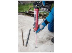 (obrázek pro) Pistole vytlačná otočná PROFI s přepínačem dávkování a zpětného kroku, 225mm/310ml FORTUM